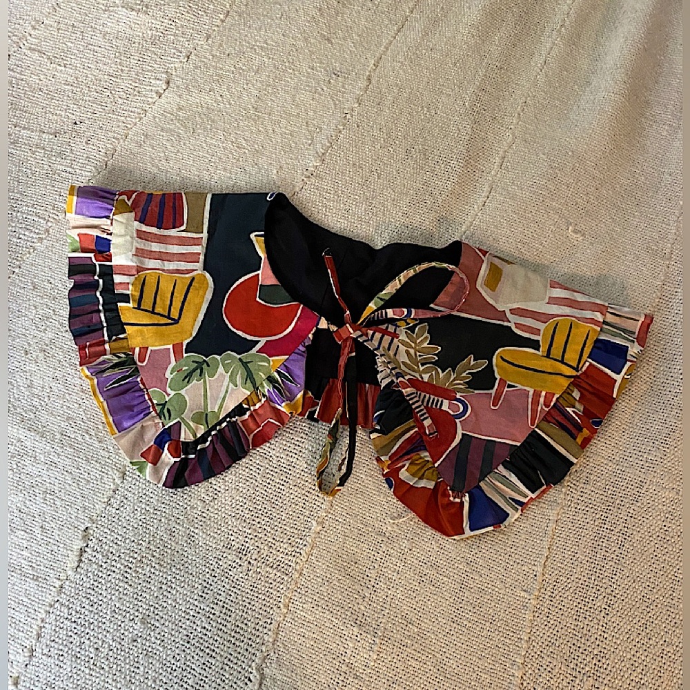 Colorful cotton collar